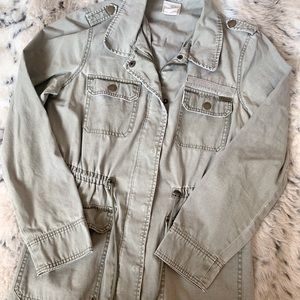 billabong trench jacket size large